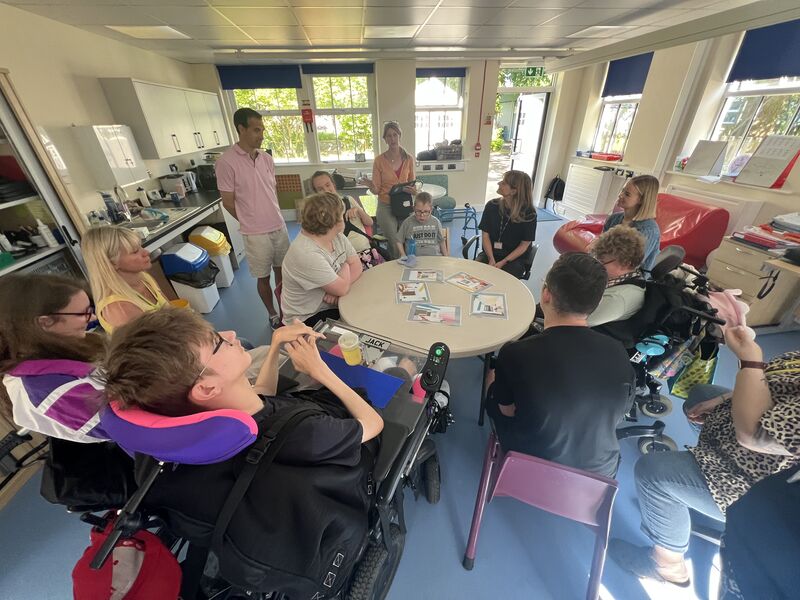 the clare school working with production bureau to deliver new shop front with graphics, painting and overall support with their projects