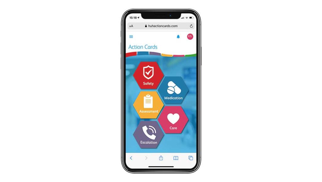 nhs homerton digital solution responsive app developed by production bureau