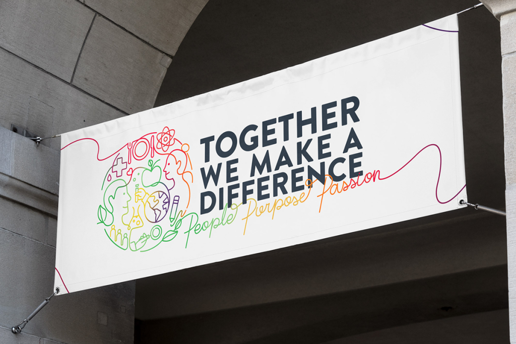 together we make a difference banner pb studio norfolk creative agency