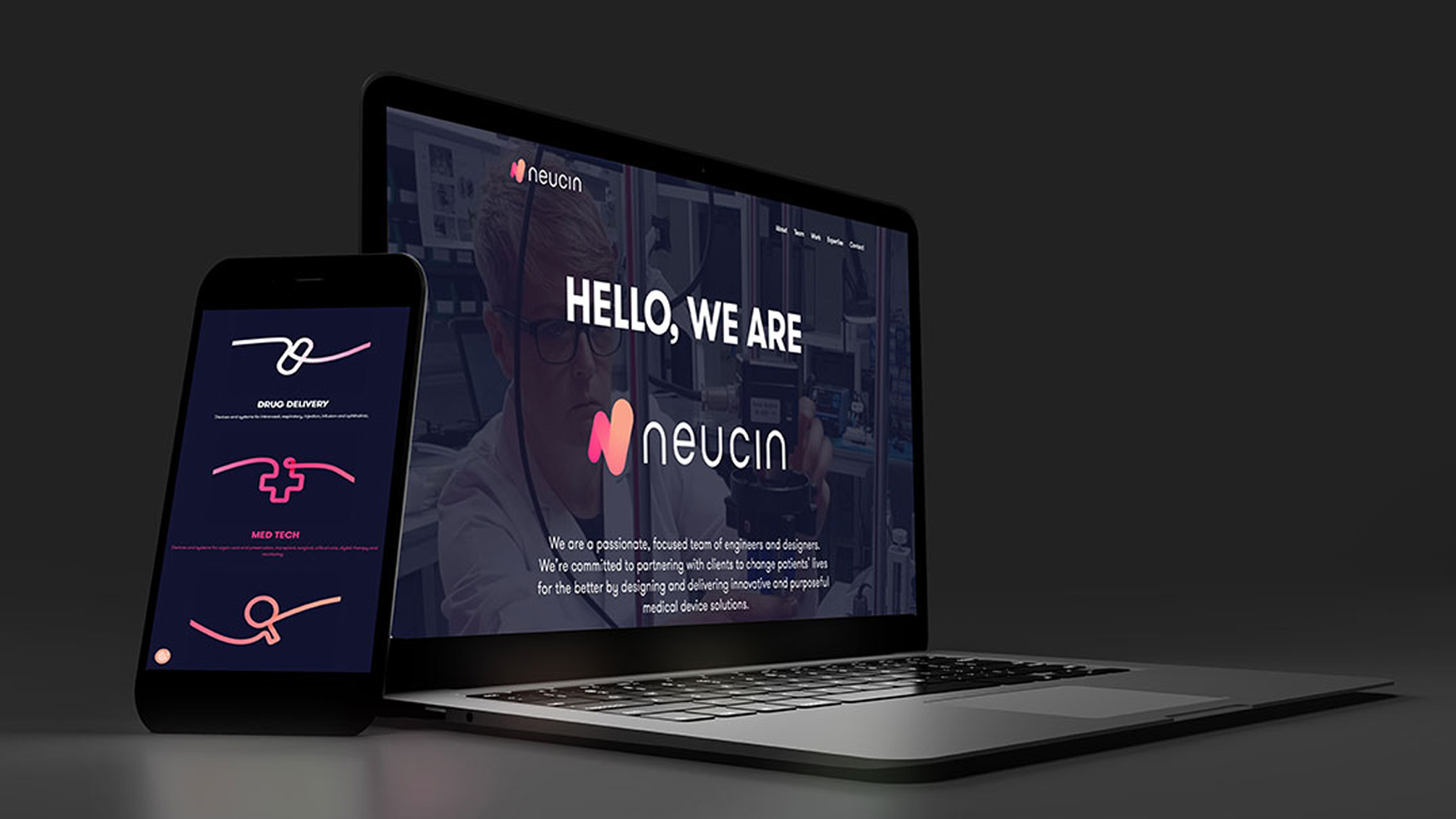 pb studio creative design agency norwich norfolk neucin rebrand